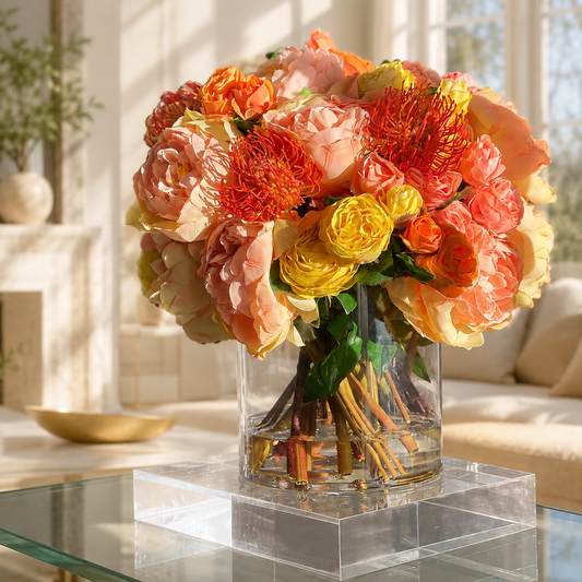 Yellow Rota Arrangement, Harvest Collection for stylish interiors | Avenmoss